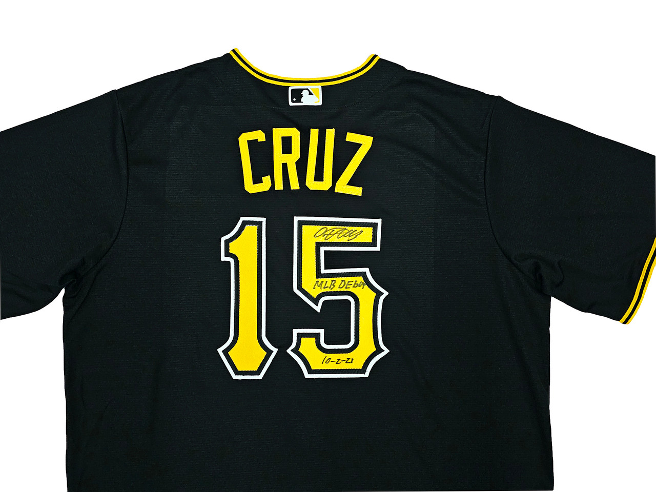 Pittsburgh Pirates Oneil Cruz Autographed White Nike Jersey Size XL Beckett  BAS QR Stock #220605