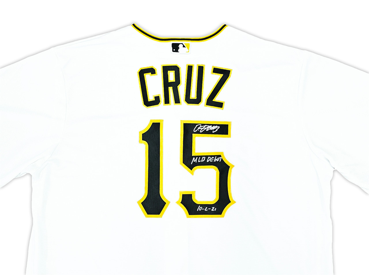 Pittsburgh Pirates Oneil Cruz Autographed White Nike Jersey Size