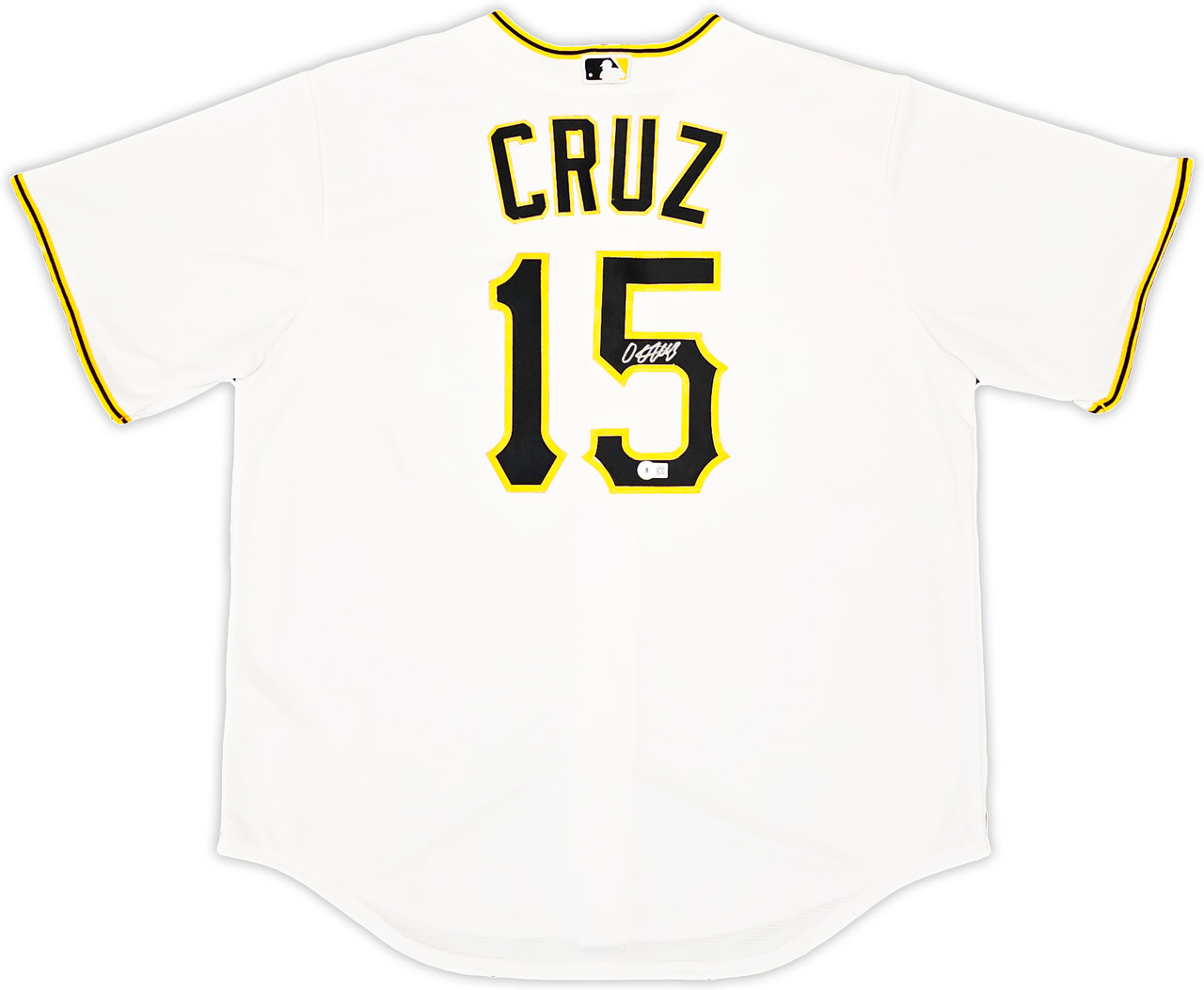 Pittsburgh Pirates Oneil Cruz Autographed White Nike Jersey Size XL Beckett  BAS QR Stock #220605