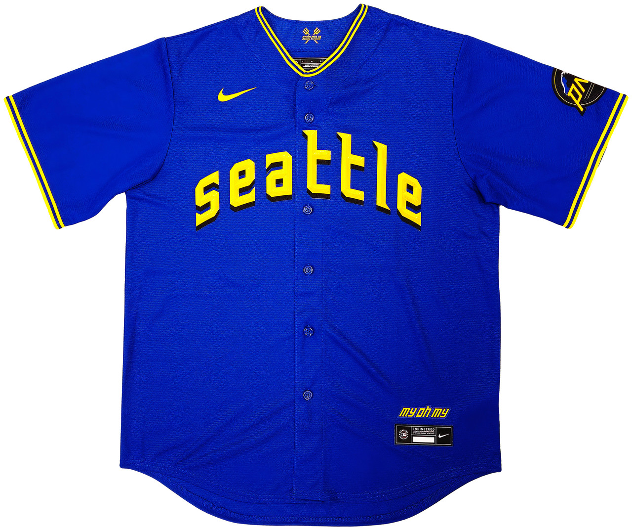 Seattle Mariners Julio Rodriguez Autographed Blue Nike City