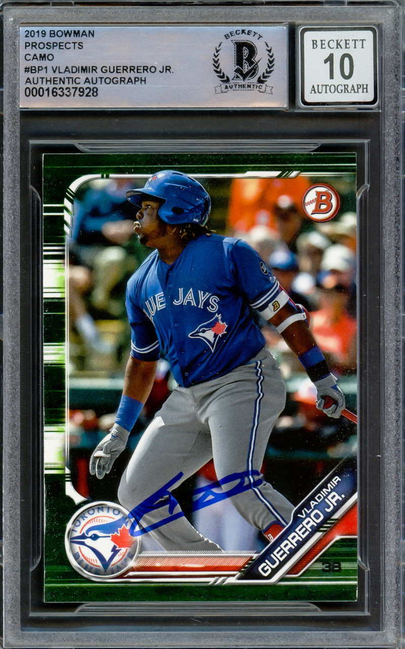 vladimir guerrero jr サイン 2019 panini Vladimir Guerrero Jr. Autographed 2019 Topps Complete Set