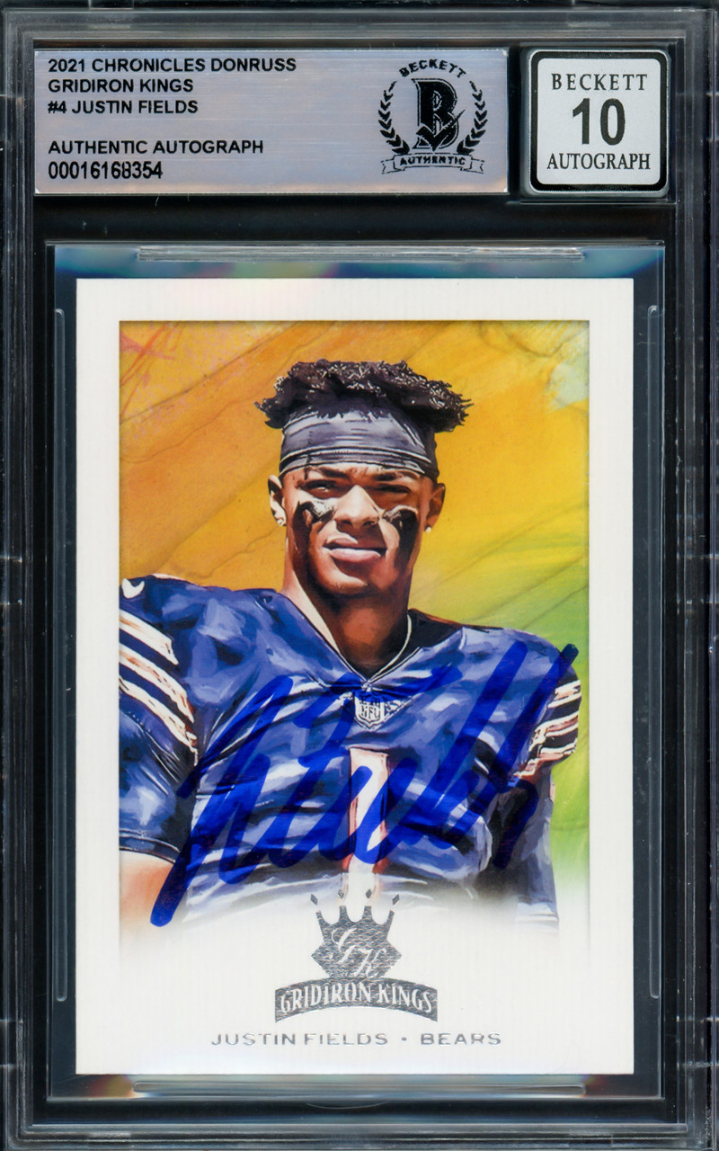 Justin Fields rated rookie サイン NFL カード Justin Fields rated rookie サイン NFL カード NFL 2021