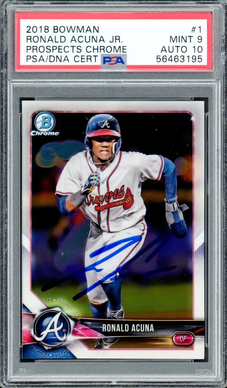 Ronald Acuna Jr. 直筆サインカードアクーニャauto