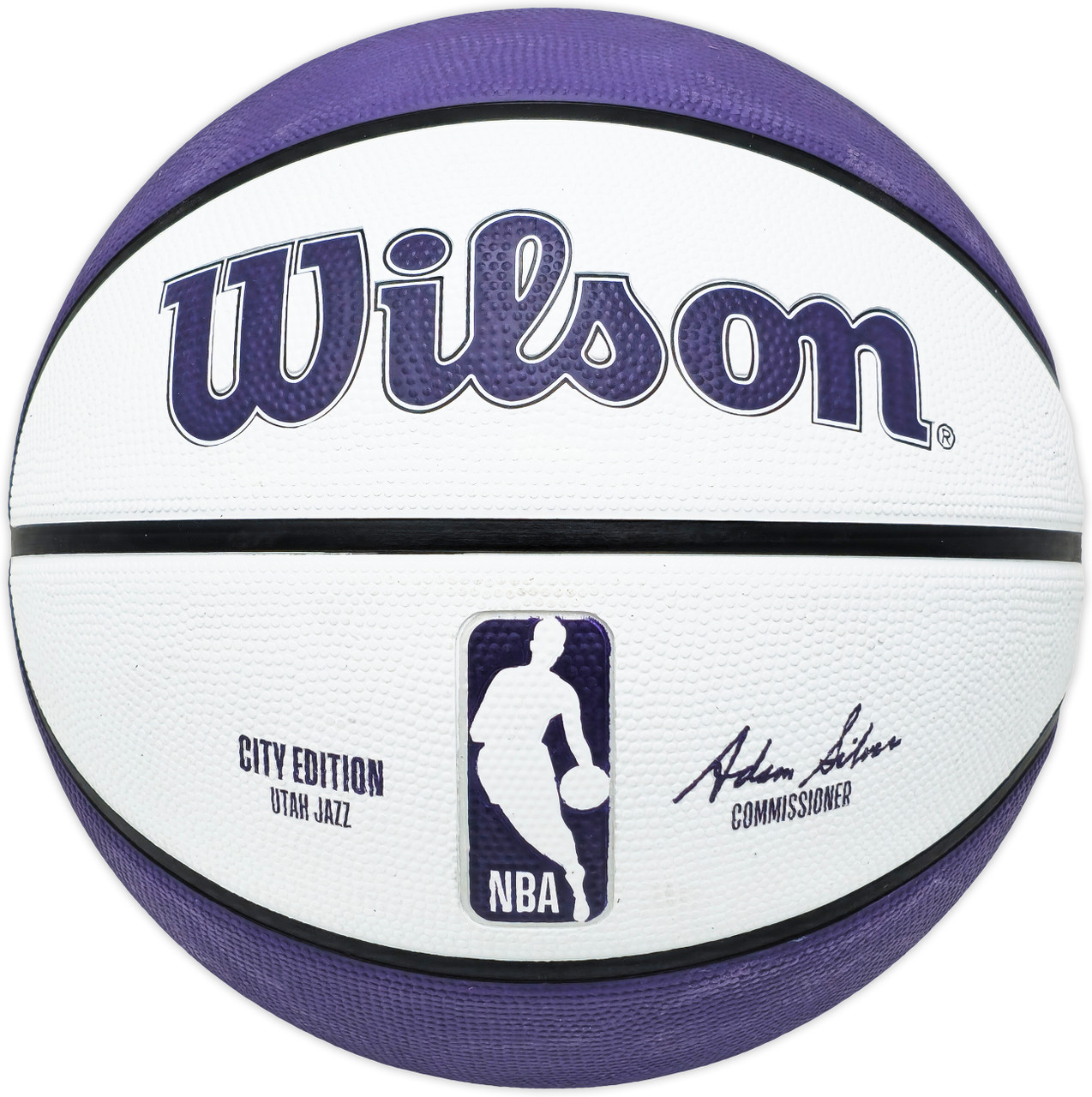 John Stockton Autographed Purple & White City Edition