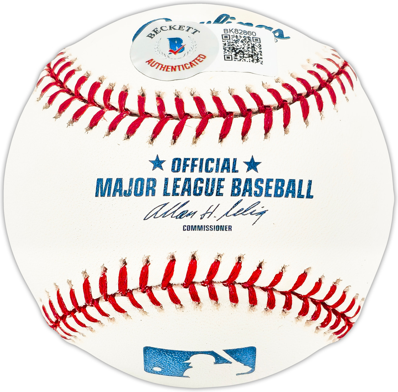 Chipper Jones Autographed Official MLB Baseball Atlanta Braves