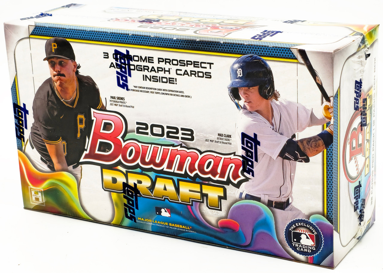 Box Break #4 For (Topps Hobby Rip Night) - 2023 Bowman Draft Baseball Jumbo  Box (1 Pack) - Mill Creek Sports