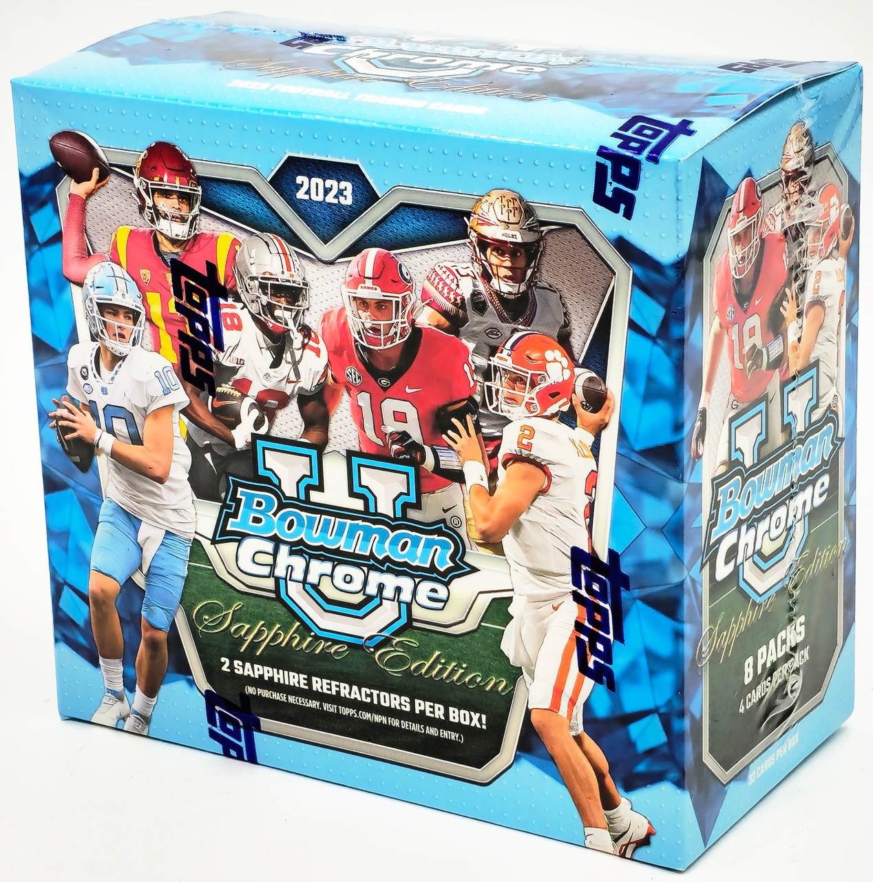 2023 Bowman Chrome University Football Breakers Delight Box