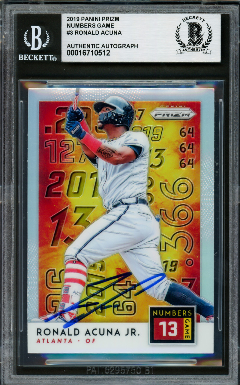 【希少24時間限定販売】Ronald Acuna Jr. _直筆サイン_鑑定品 ロナルド・アクーニャJr#13選手 Ronald Acuna Jr 直筆サインFULL NAME