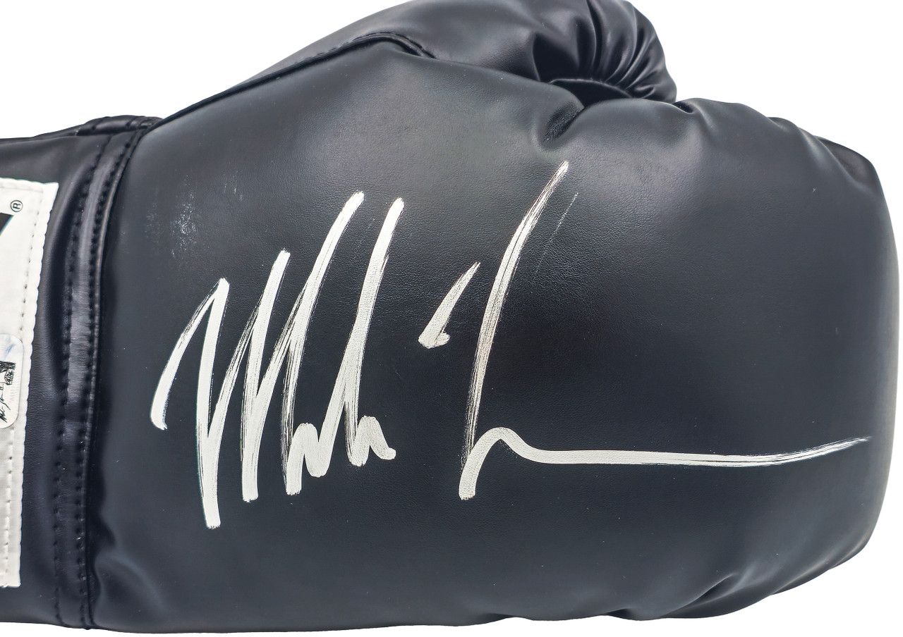 Mike Tyson Autographed Black Everlast Boxing Glove Right