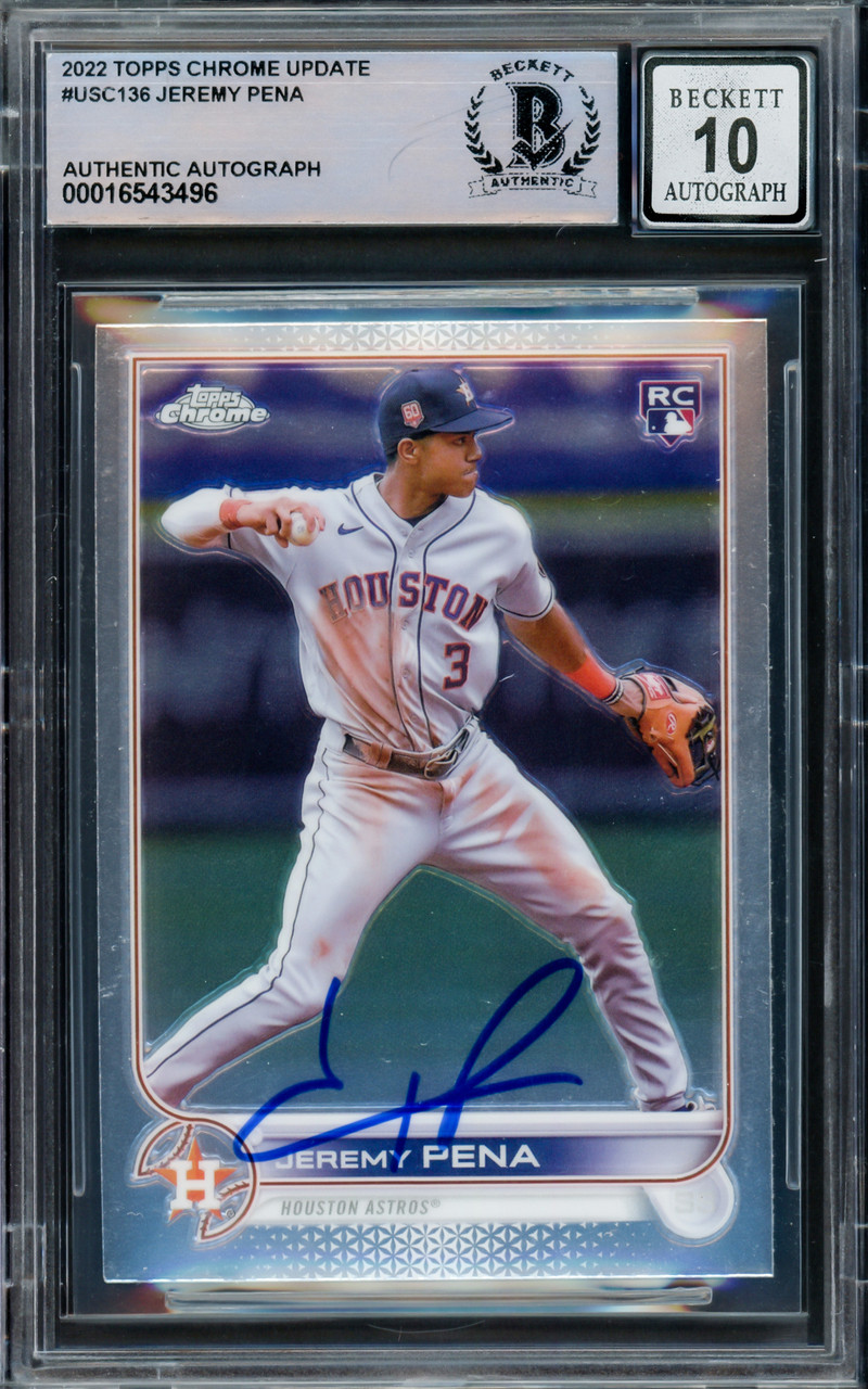 Topps Update MLB Jeremy Pena Auto RC レデ Topps Update MLB Jeremy Pena Auto RC レデ