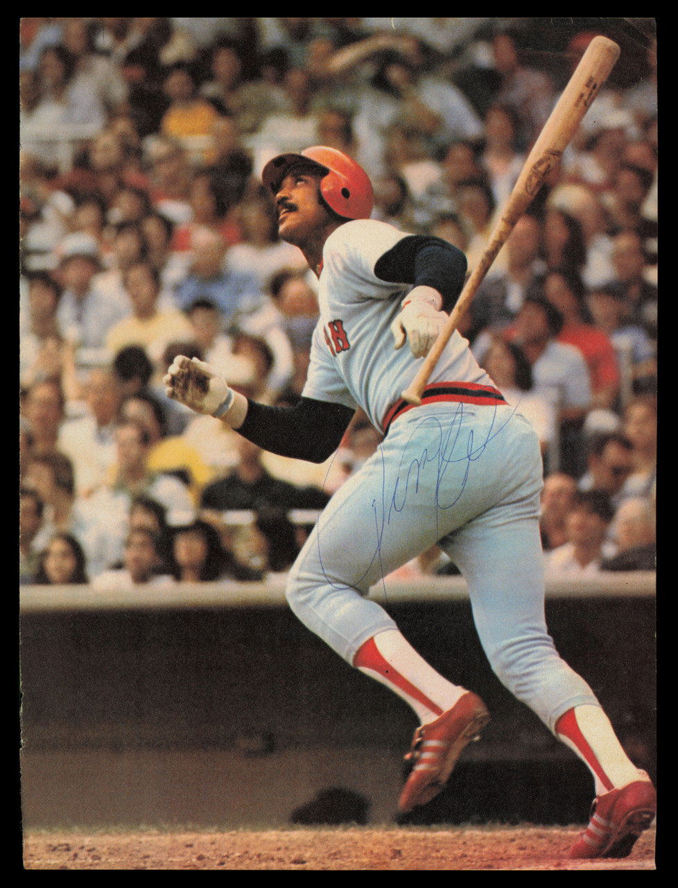 Jim Rice Autographed 8.5x11.5 Magazine Page Photo Boston Red Sox