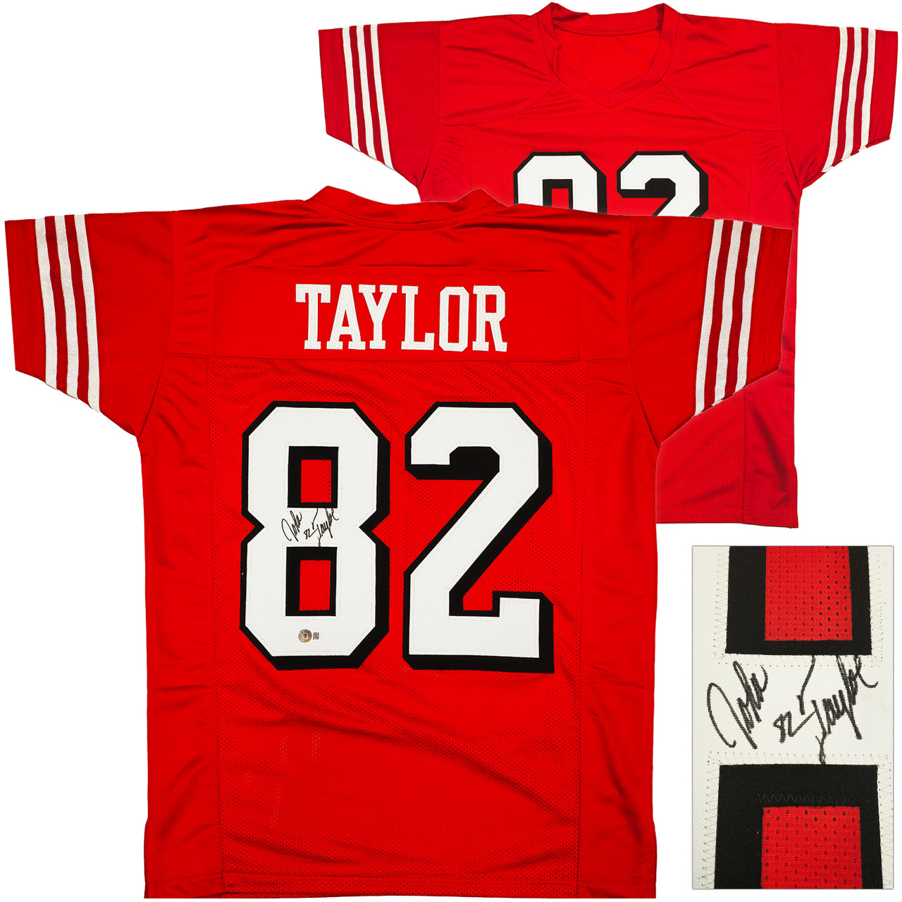 直筆サイン ユニフォーム fanatics Seager シーガー wbc San Francisco 49ers John Taylor Autographed Red Jersey Beckett BAS