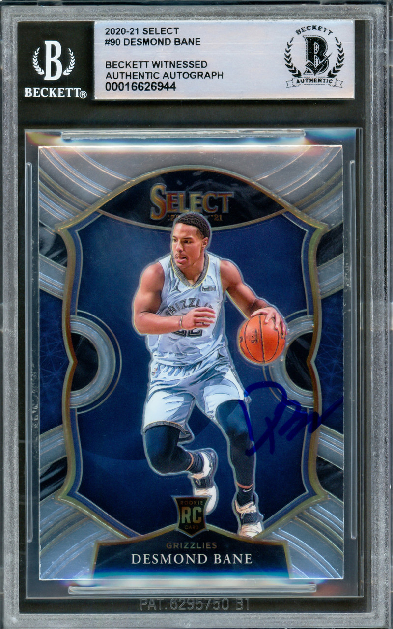 その他 CERTIFIED Desmond Bane RC autograph Desmond Bane Autographed 2020-21 Panini Select Rookie Card
