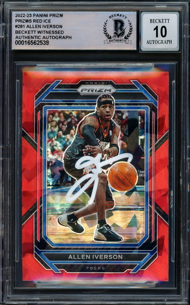 NBAカード　Allen iverson platinum 100枚　PSA9 NBAカード Allen iverson platinum 100枚 PSA9 NBAカード Allen
