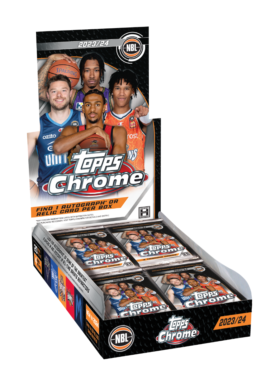 2023-24 Topps Chrome NBL Australian Basketball Hobby Box Stock