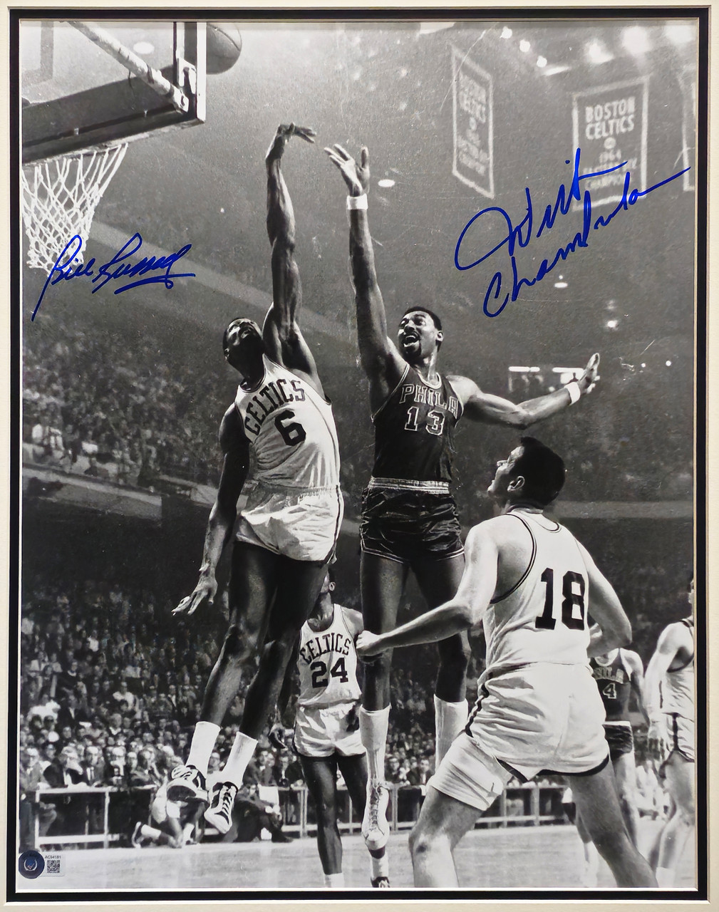 NBAカード Bill Russell autoサイン Bill Russell 2018-19 Court Kings Legacies Signatures Ruby #6