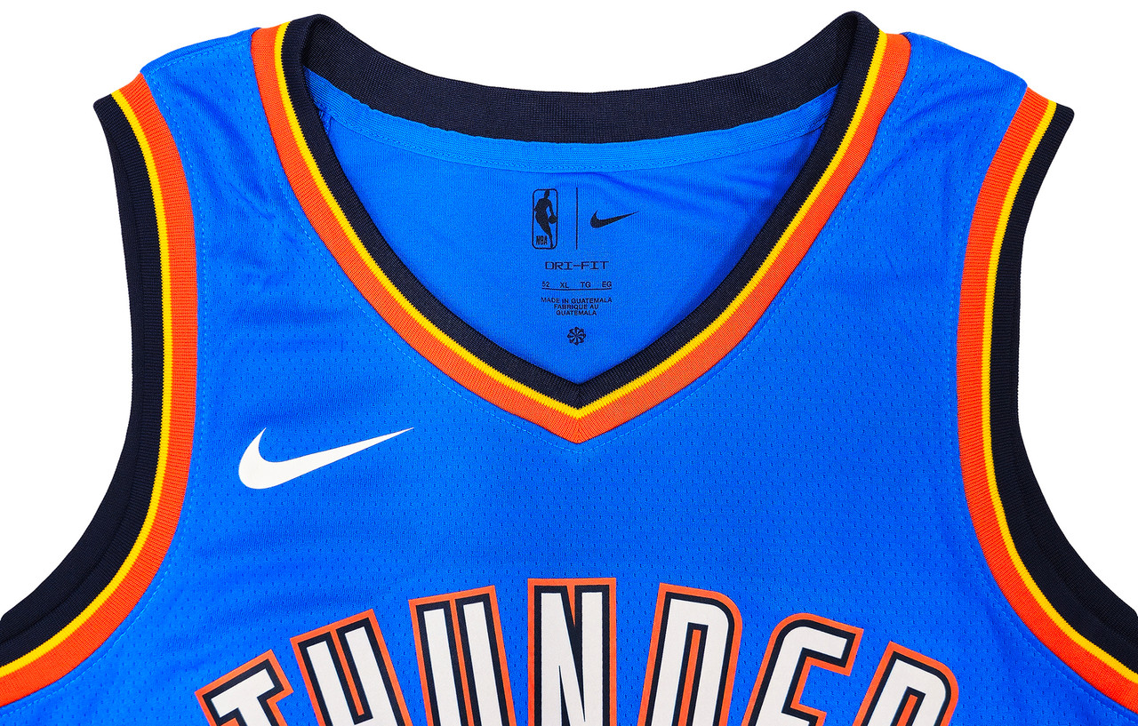 Oklahoma City Thunder Chet Holmgren Autographed Blue Nike Swingman 