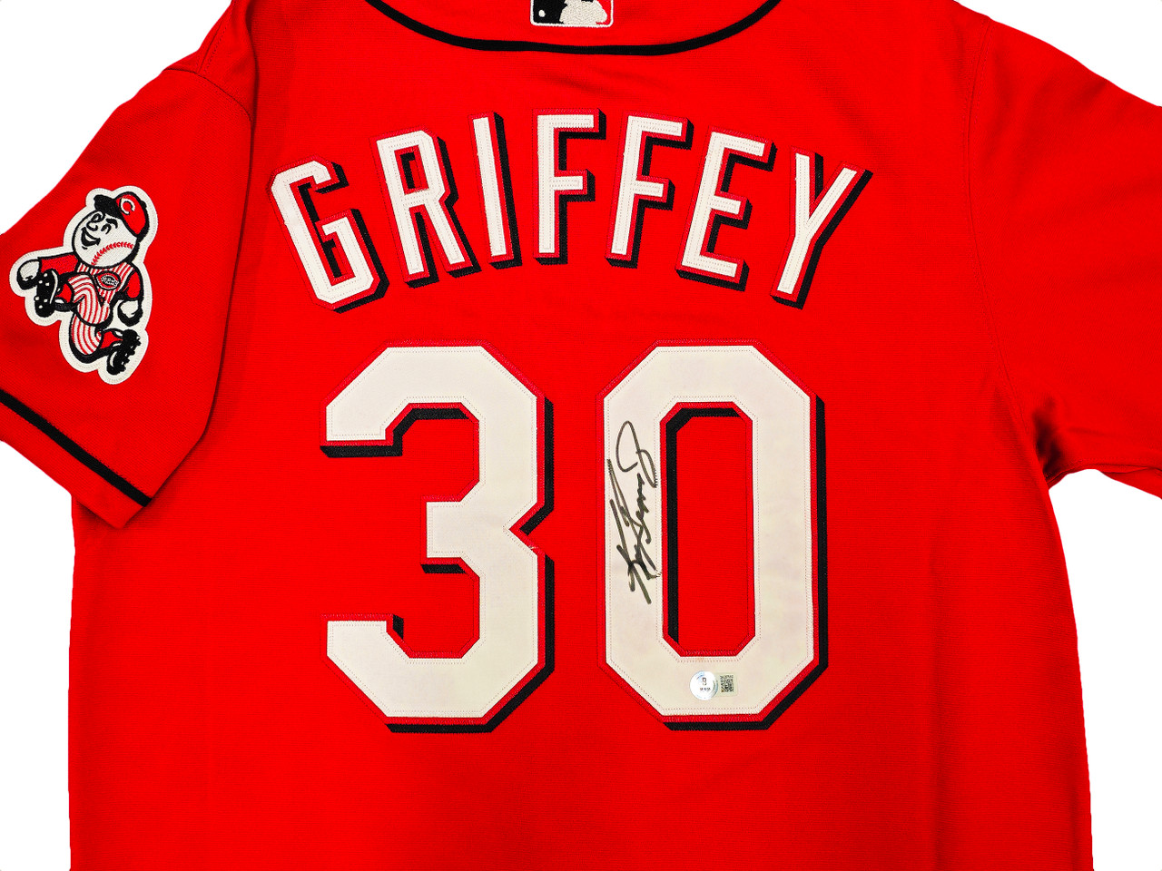 Cincinnati Reds Ken Griffey Jr. Autographed Red Authentic Mitchell
