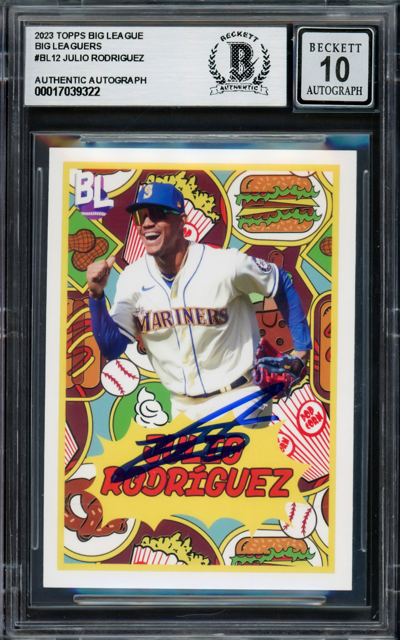 Julio Rodriguez Autographed 2023 Topps Big League Card #BL-12 