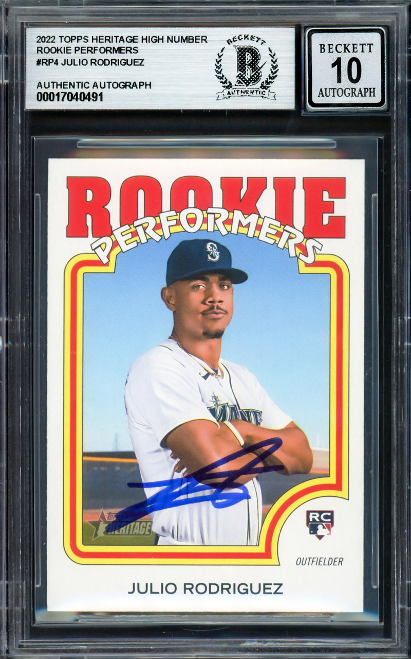 SSP RC /25 JULIO RODRIGUEZ 1987 TOPPS ⚡ORANGE REFRACTOR