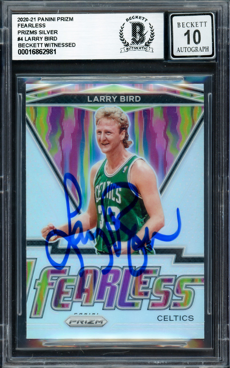 ラリー・バード　オートグラフカード ラリー・バード 直筆サイン カード Larry Bird auto NBA 【公式通販