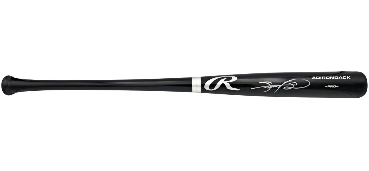 Sammy Sosa Autographed Black Rawlings Adirondack Pro Baseball Bat