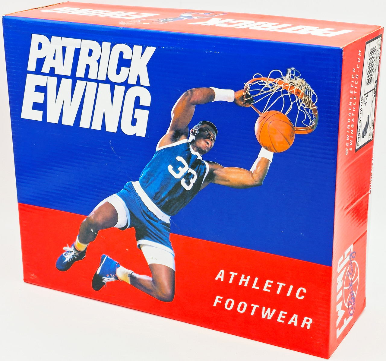 Patrick Ewing Autographed Navy & Grey Ewing Athletics 33 HI  display picture 2