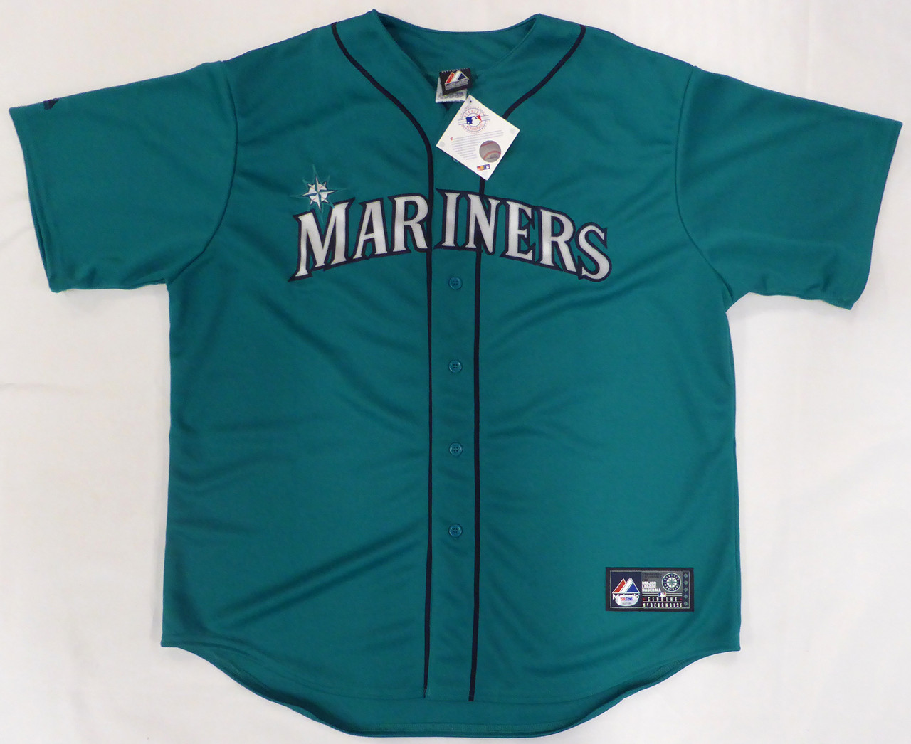 Seattle Mariners Robinson Cano Autographed Teal Majestic Jersey