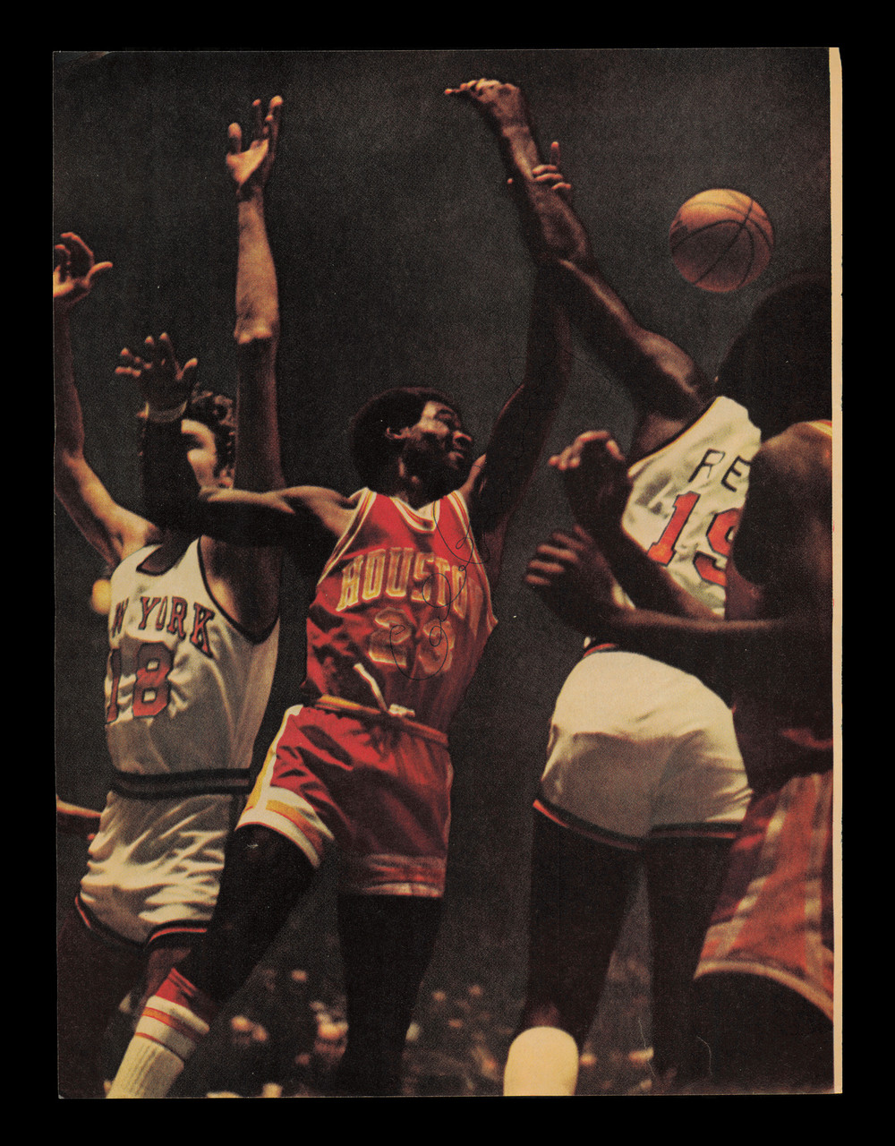 Calvin Murphy Autographed 8x11 Magazine Photo Houston Rockets SKU