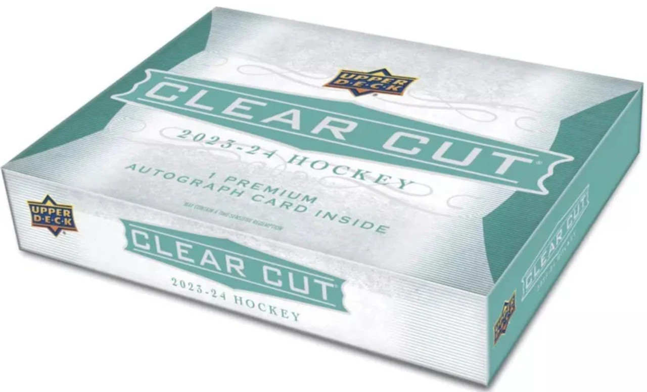 2023/24 Upper Deck Clear Cut Hockey Hobby Box Stock #238535