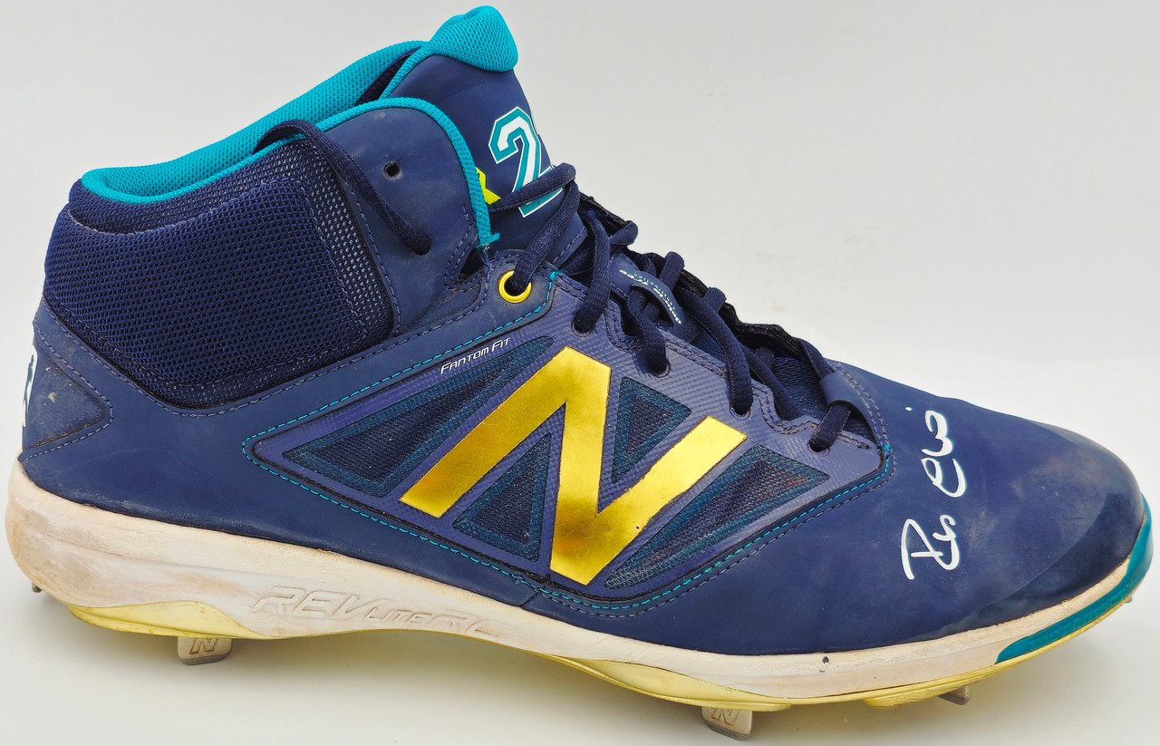 navy blue and gold soccer cleats