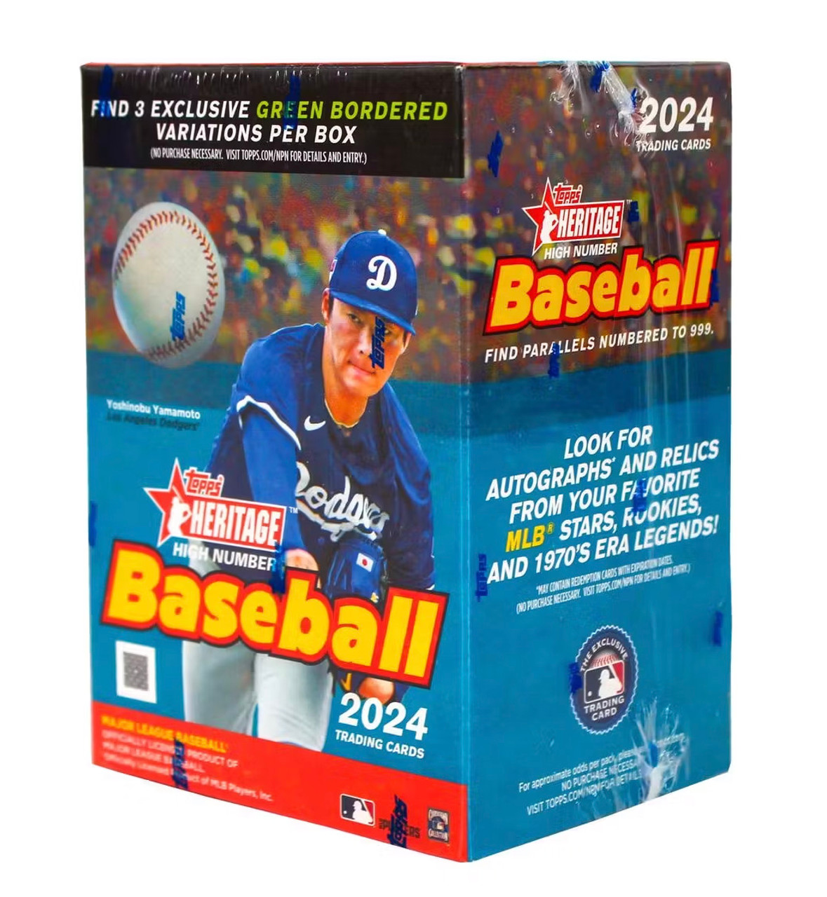 2024 Topps Heritage High Number Baseball Blaster Box Stock
