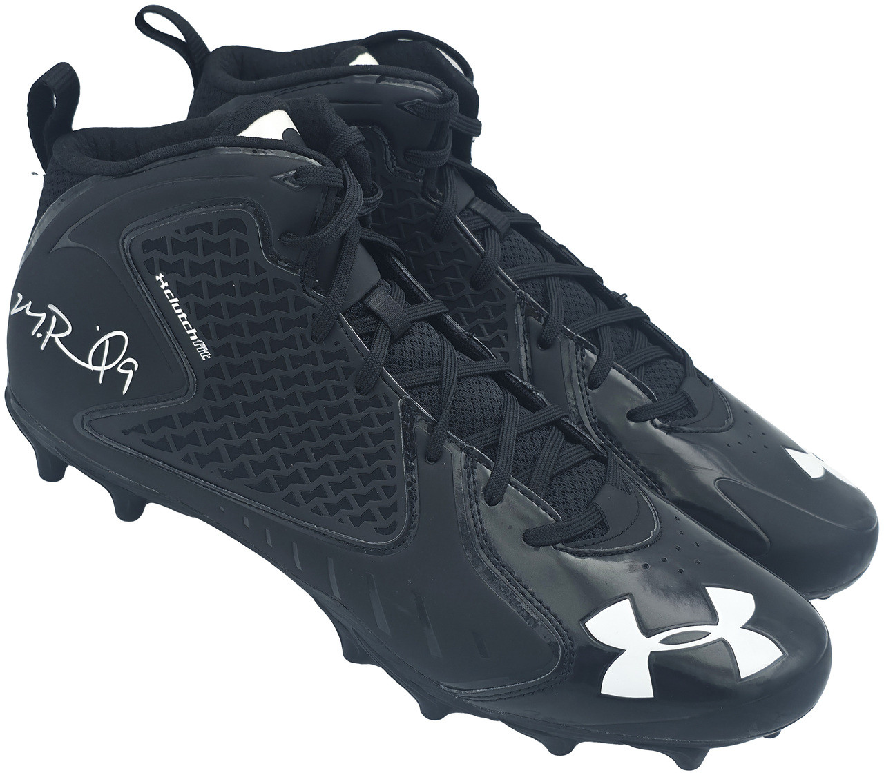 Michael Penix Jr. Autographed Pair of Black Under Armour Team