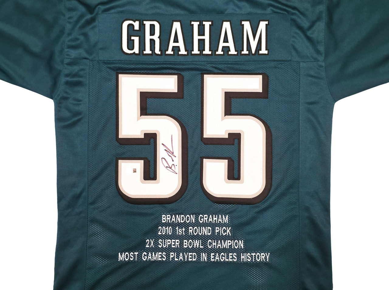 Brandon Graham Signed Michigan Wolverines Jersey JSA COA Eagles