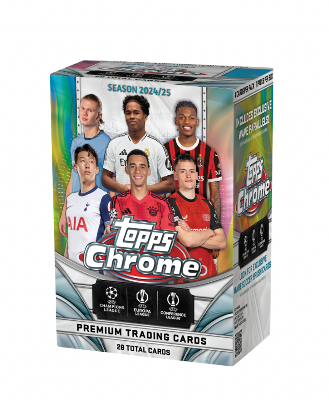 2024/25 Topps UEFA Club Competitions Chrome Soccer Blaster Box