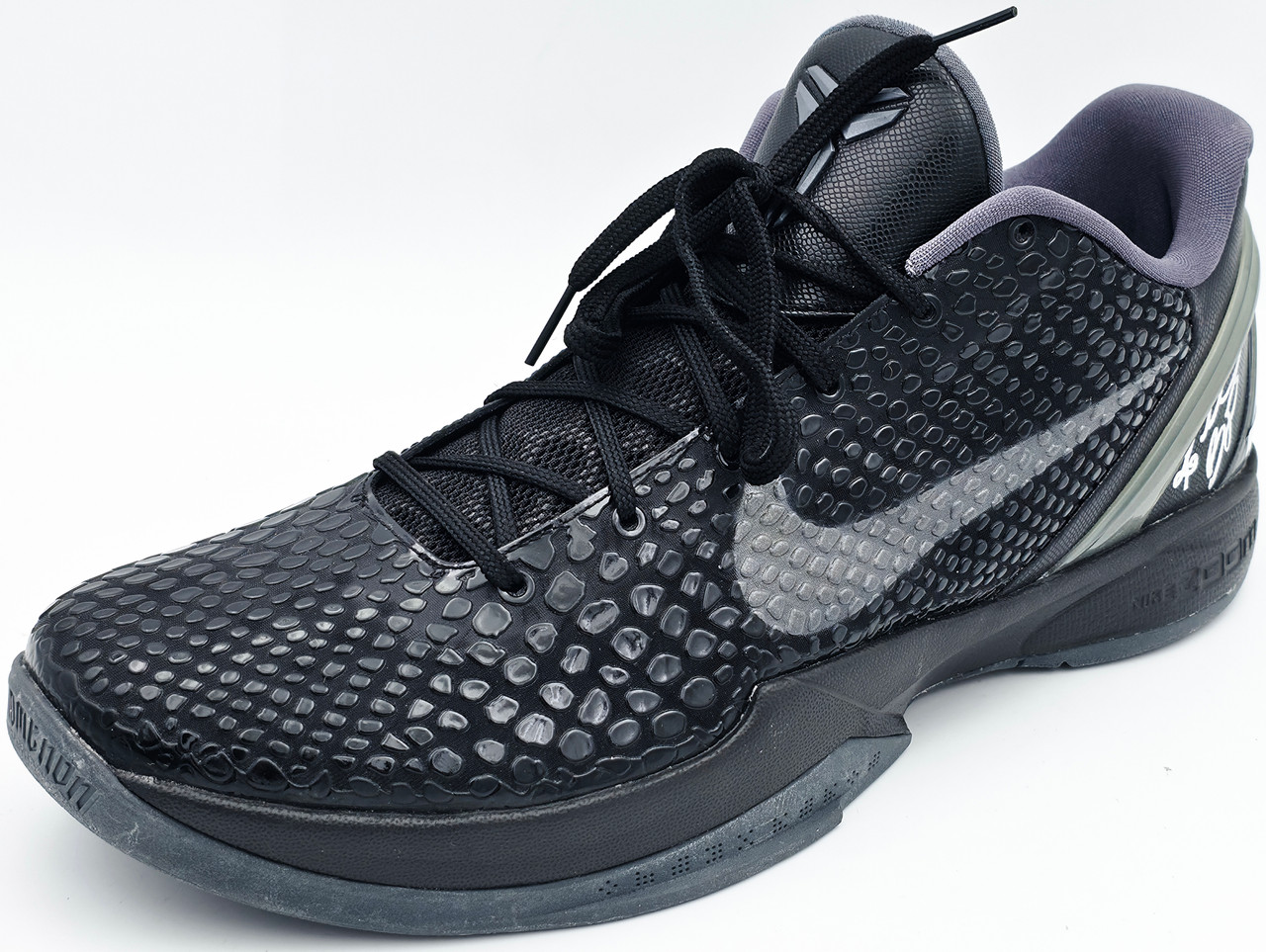 Kobe Bryant Autographed Pair of Black Nike Air Zoom VI Shoes