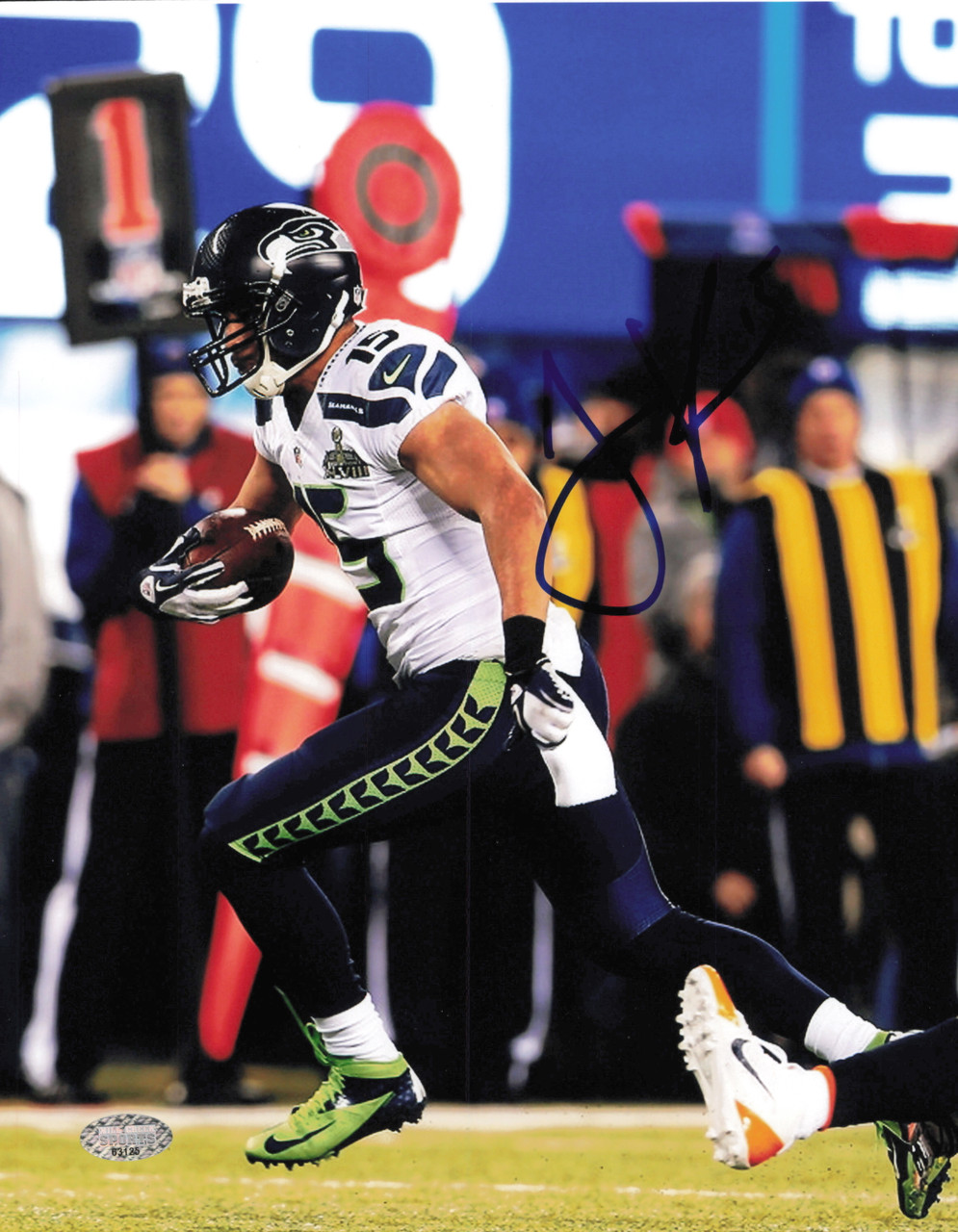 Jermaine Kearse Autographed 8x10 Photo Seattle Seahawks Super Bowl