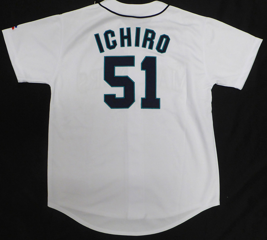 Seattle Mariners Ichiro Suzuki Autographed White Russell Jersey