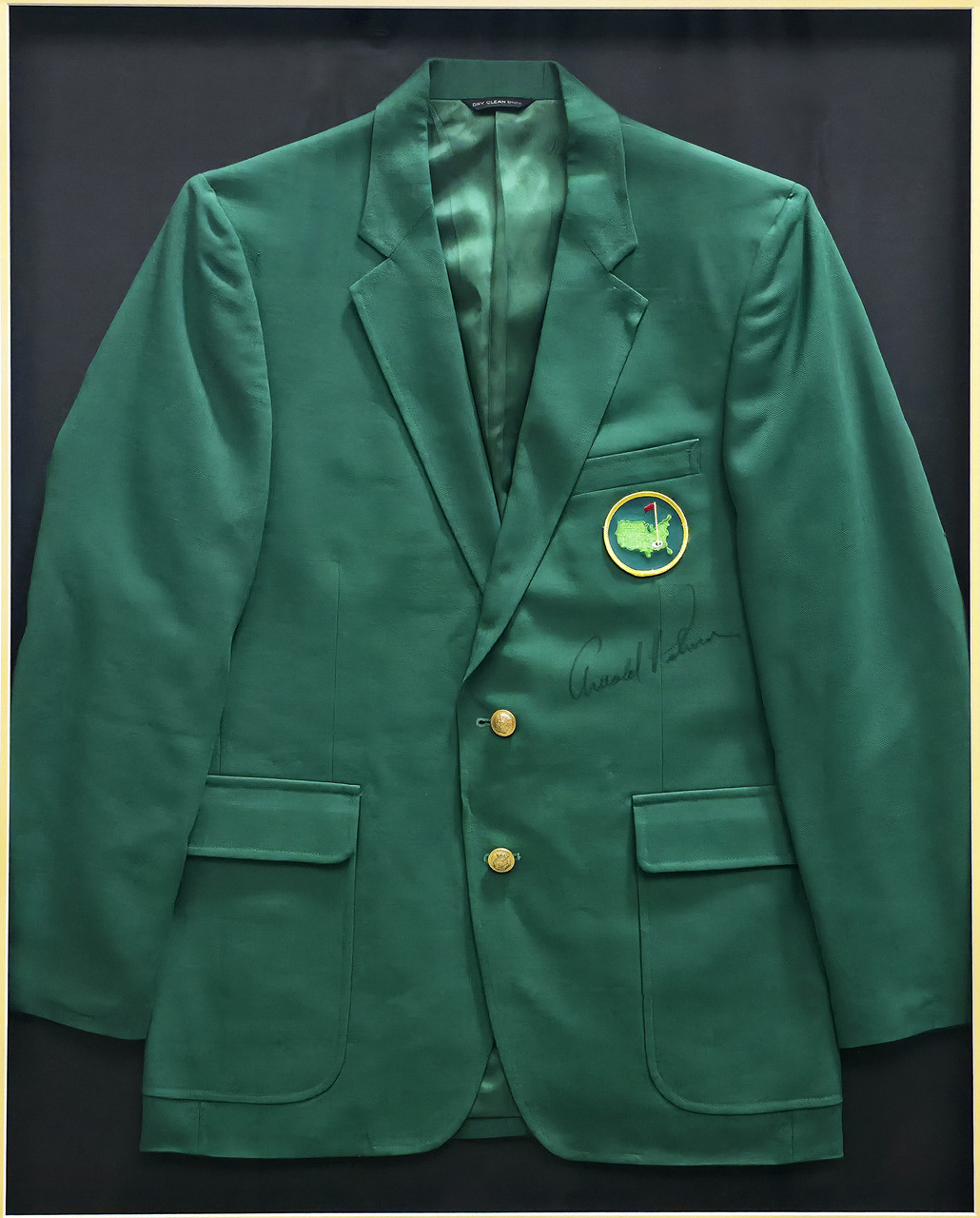 Golf Green Jacket Masters Replica Jack Nicklaus Signed Green