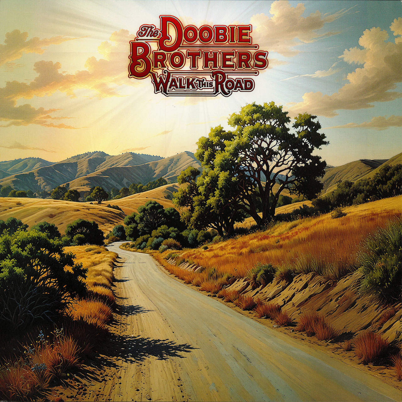 The Doobie Brothers Autographed 12x12 Walk This Road Album Flat