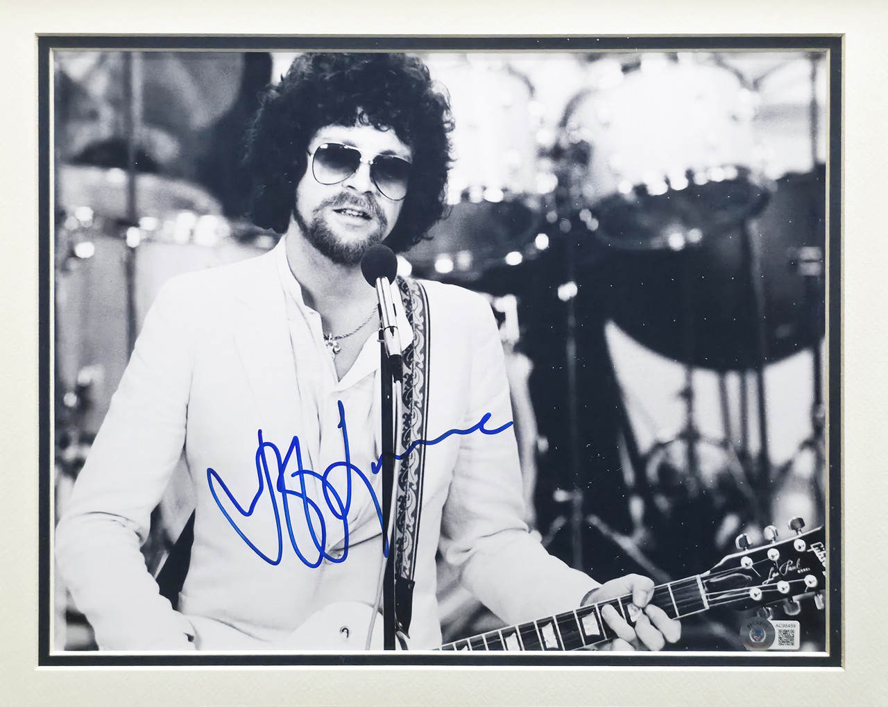 Jeff Lynne Autographed Framed 11x14 Photo Electric Light Orchestra