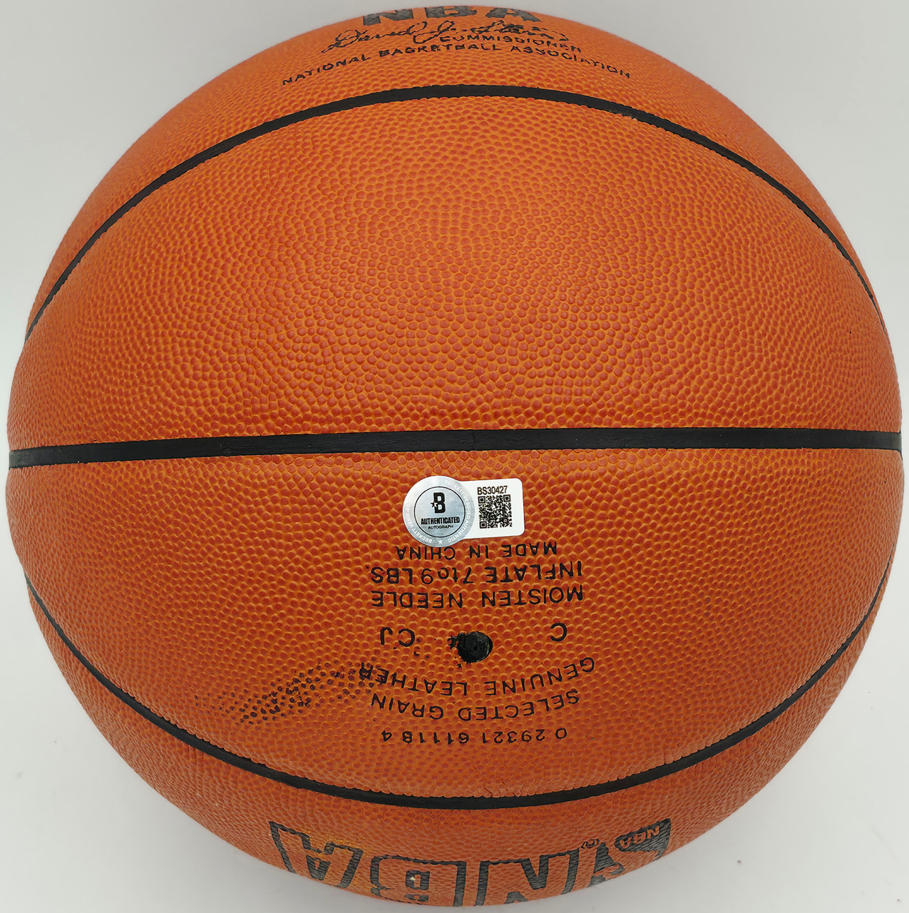 Hal Greer Autographed Spalding NBA Leather Game Basketball