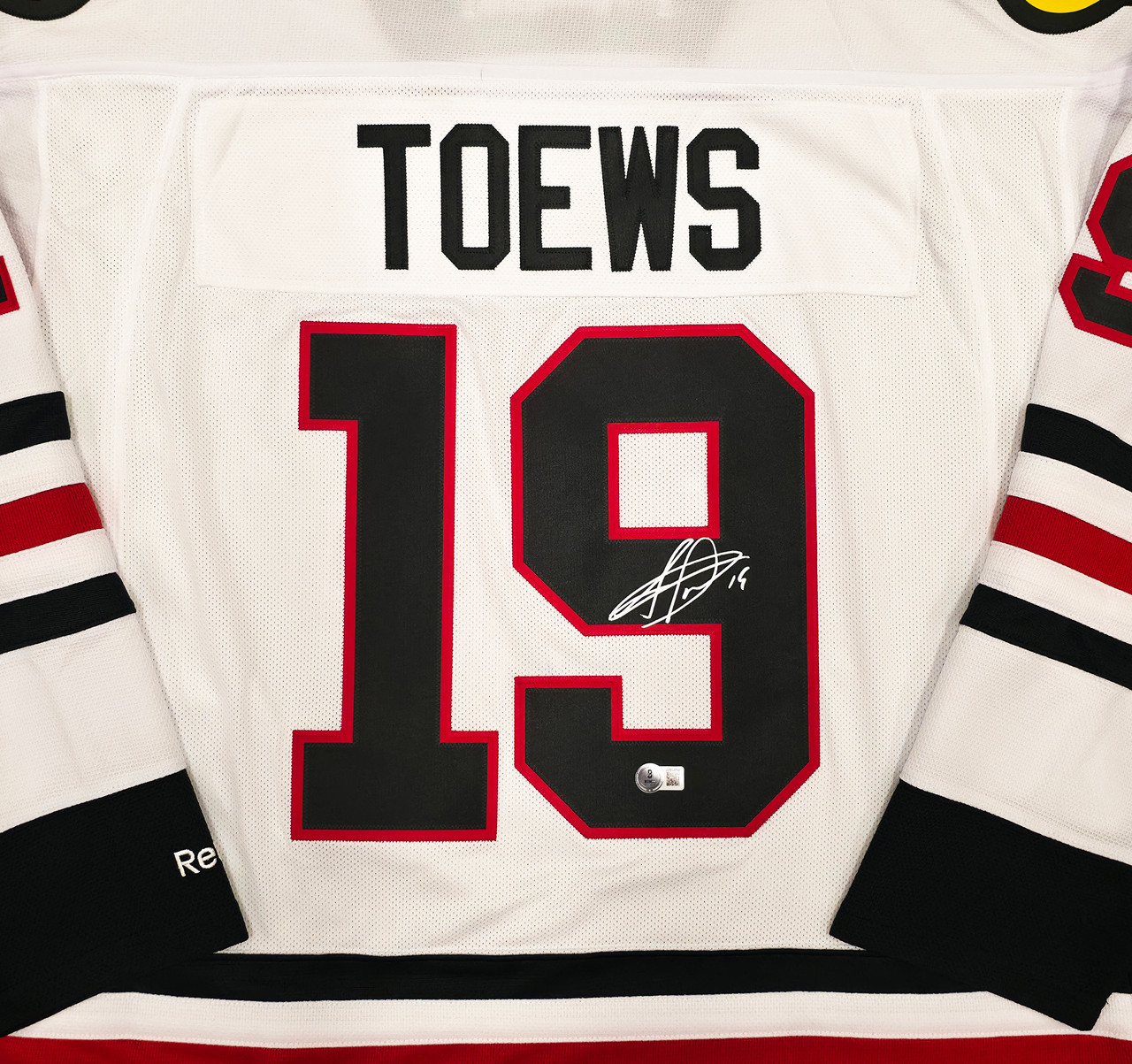 Chicago Blackhawks Jonathan Toews Autographed White Reebok Premier