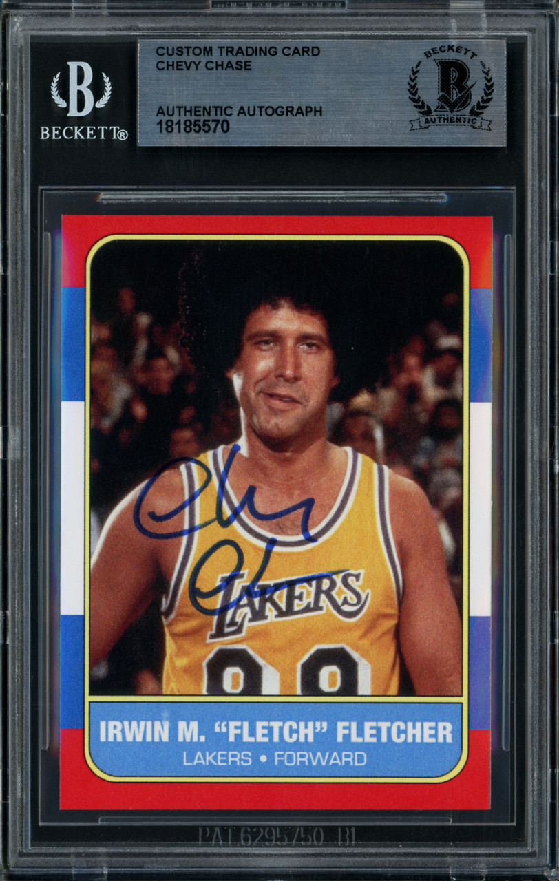 ゼイ・ジョーンズ [パッチカード] Chevy Chase Autographed 1986 Fleer Reprint Custom Trading Card Los