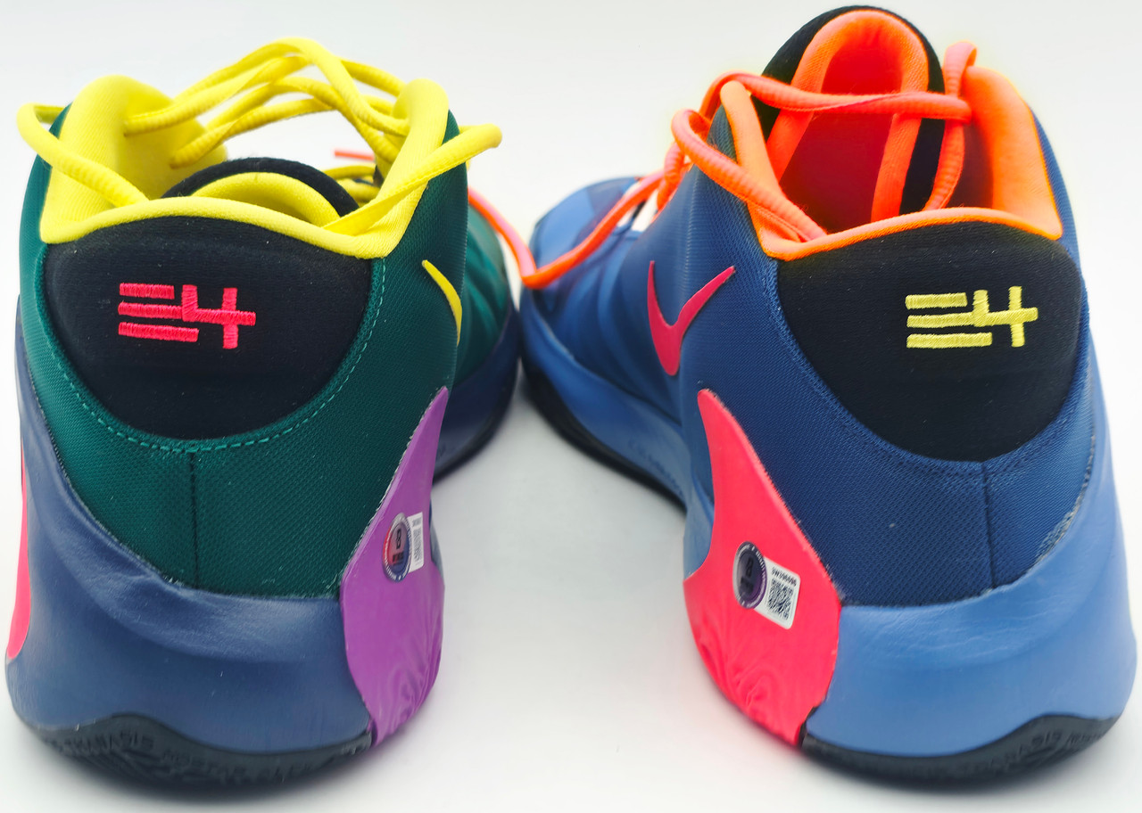 Giannis Antetokounmpo Autographed Multi, Color Color Total