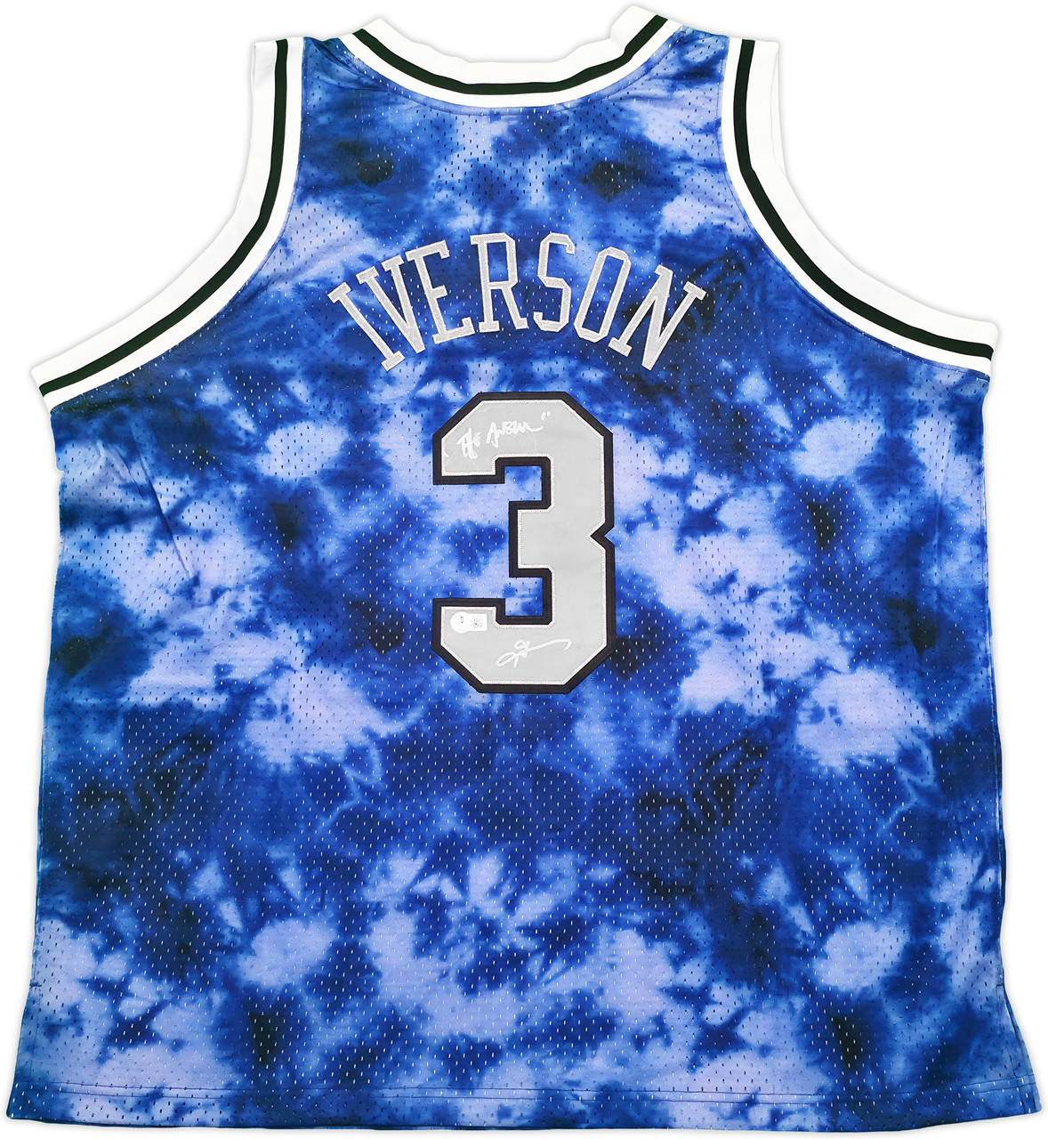 Philadelphia 76ers Allen Iverson Autographed Blue Authentic