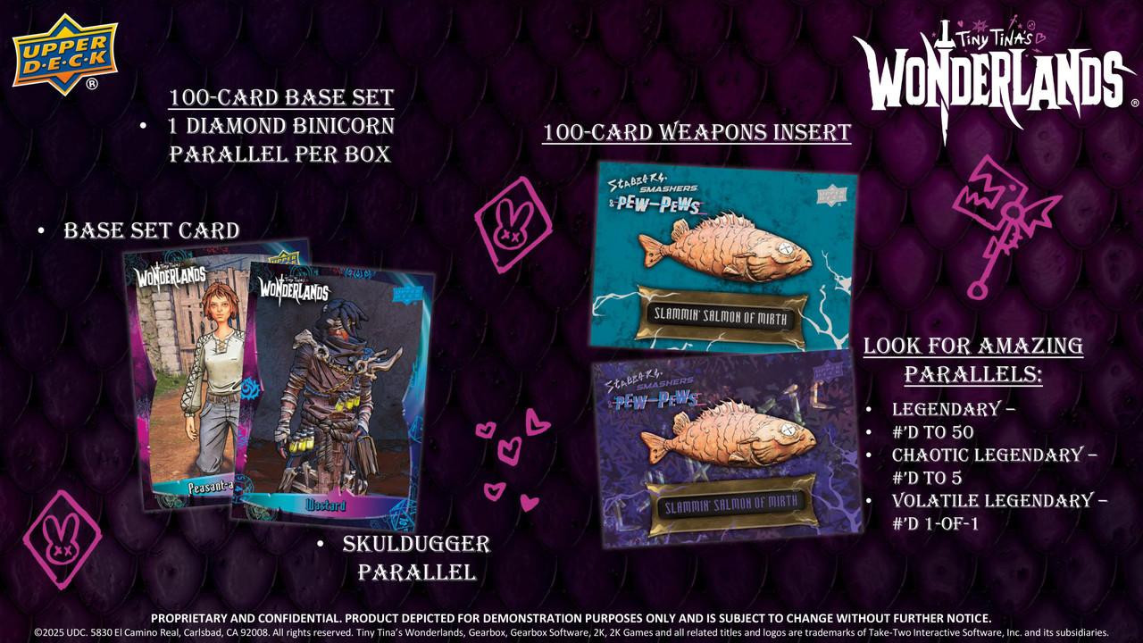 2025 Upper Deck Tiny Tina's Wonderlands Hobby Box Stock #253526