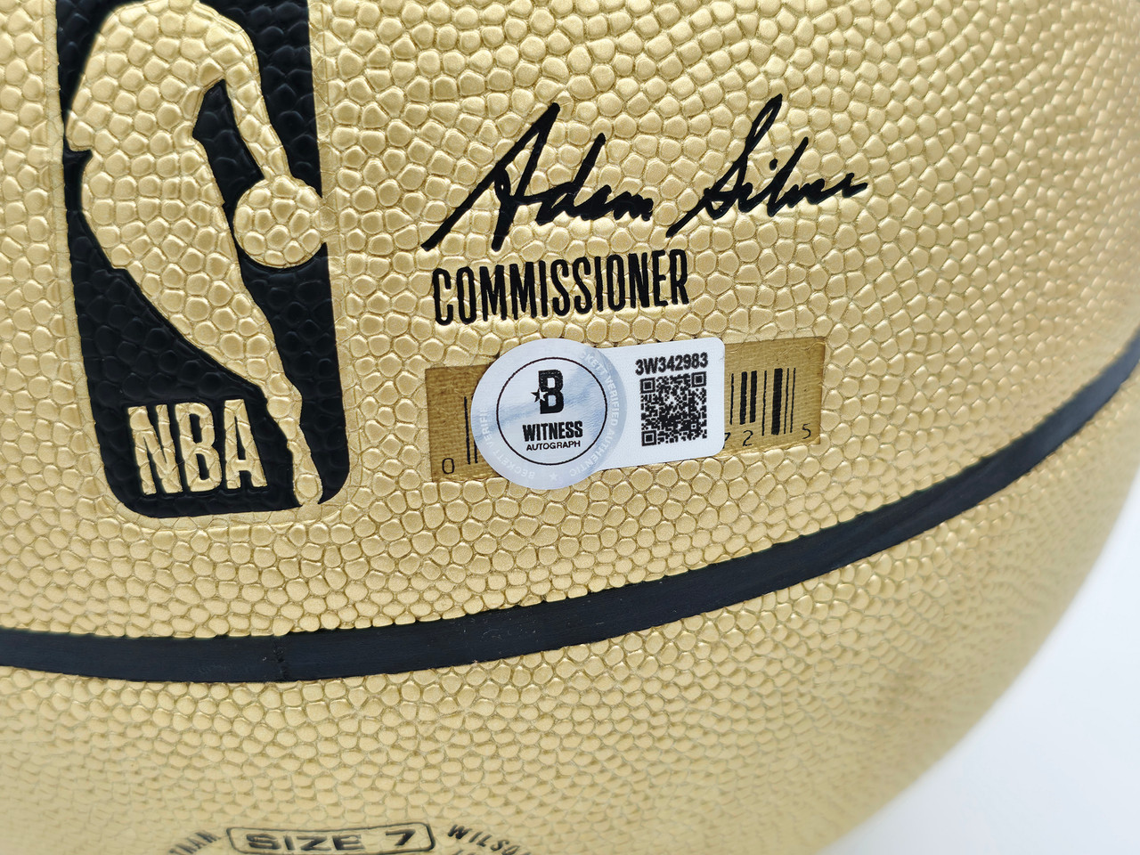 Allen Iverson Autographed Gold Edition Composite Leather