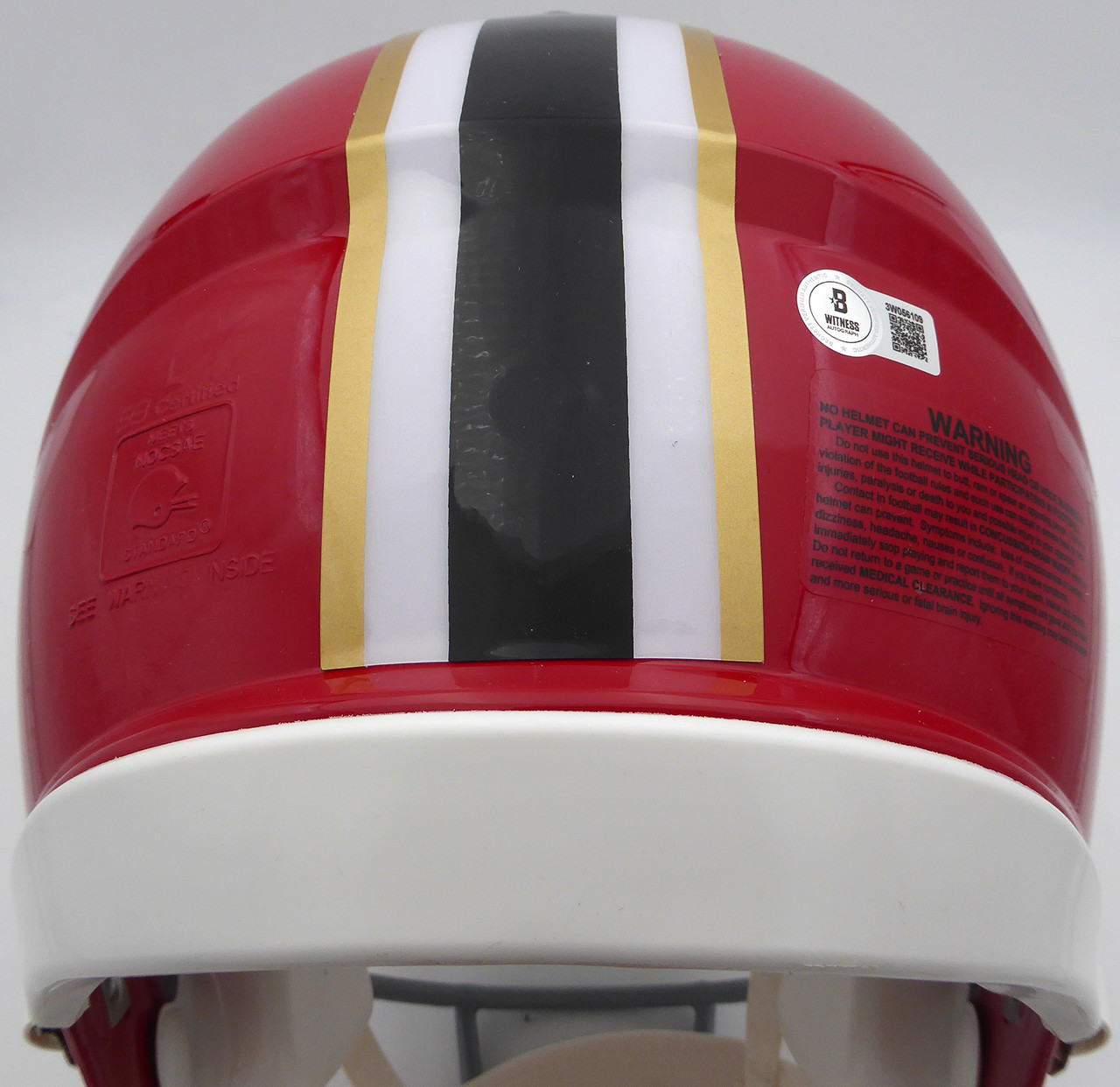 Andre Rison Autographed Atlanta Falcons Red Throwback Full Size