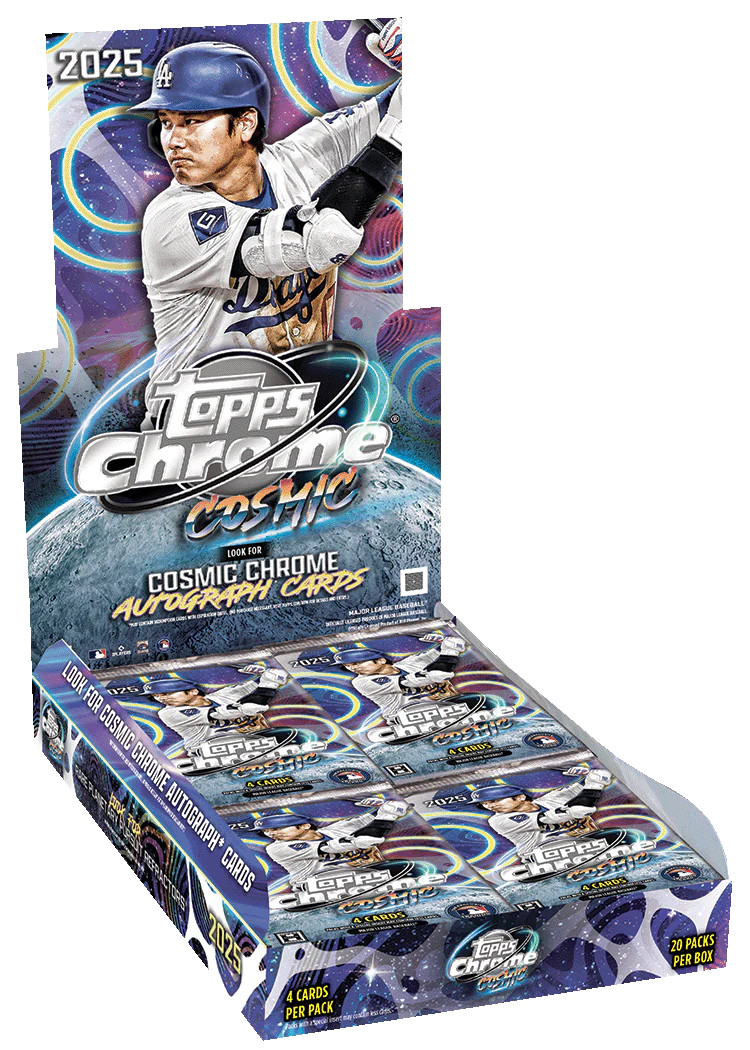 【未開封シュリンク付き！】2023 Topps Cosmic Chrome 2025 Topps Cosmic Chrome Baseball Hobby Box Stock #256815 - Mill